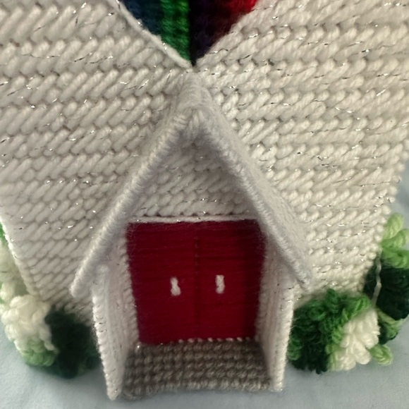 Vintage Handmade ChurchTissue Box Cover - Picture 6 of 7